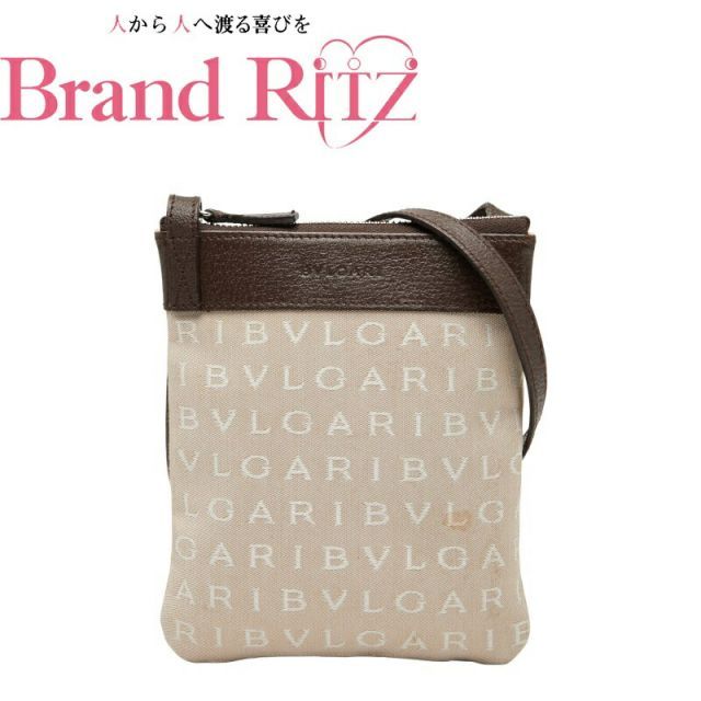 レディース ブルガリ ロゴマニア ポシェット ショルダーバッグ 