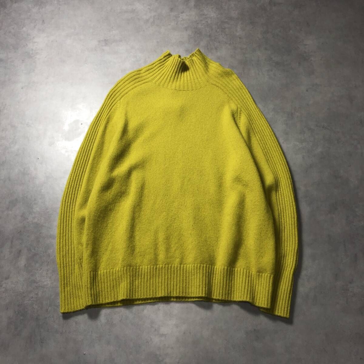 SACRA ハイネックセーター 38 黄色 SACRA ハイネックセーター 38 黄色