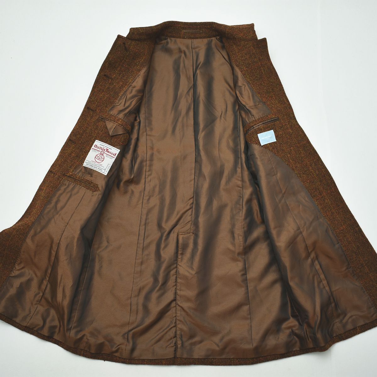 極美品　スーツカンパニーシー　ダブルスーツ　ブラウン　チェック　サイズ38(M) 美品】 ザ スーツ カンパニー シー The suit company she x ハリス