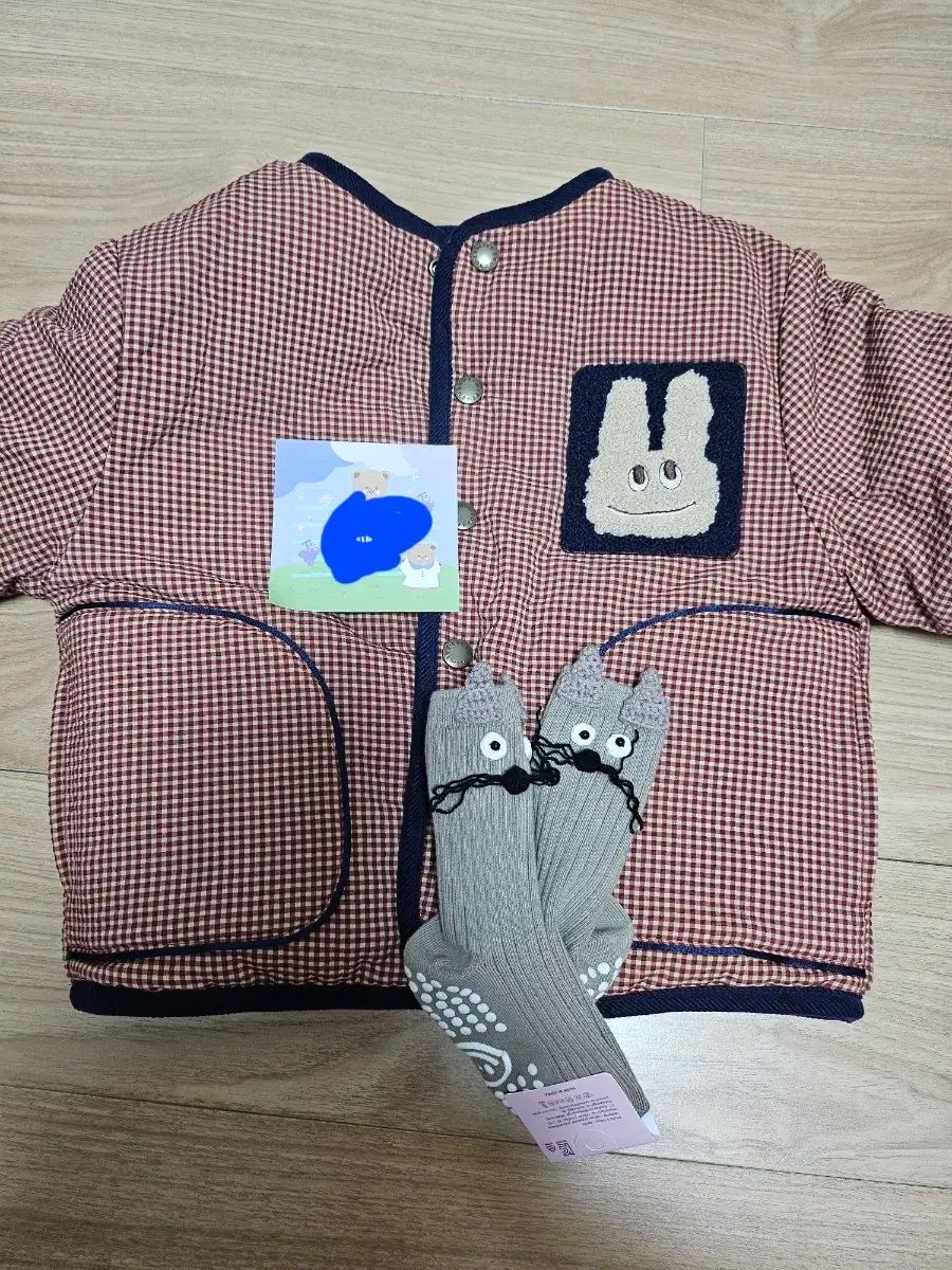 リミテドゥドゥ ネイビーバニー リバーシブル ジャケット S