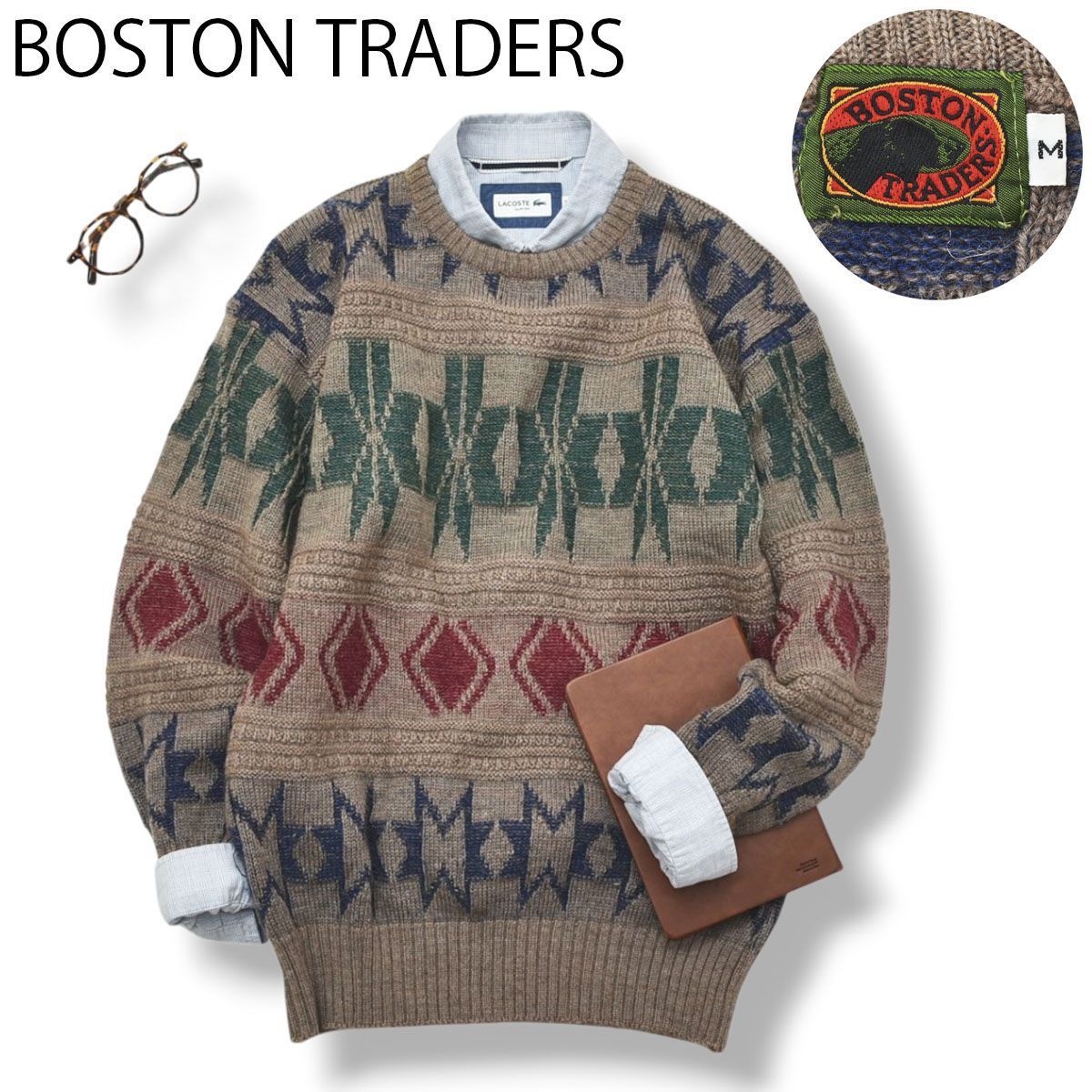 雰囲気抜群】 90s ヴィンテージ ボストントレーダーズ BOSTON TRADERS 