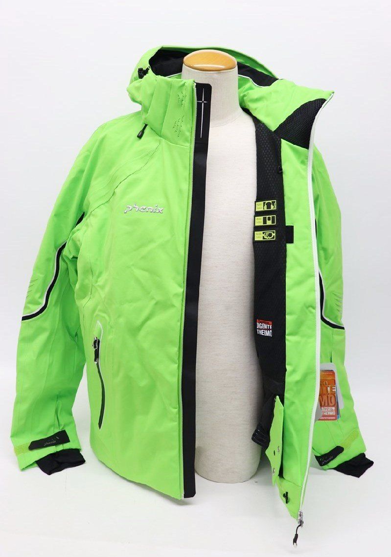Phenix フェニックス メンズ スキージャケット U.S.A L ライトグリーン