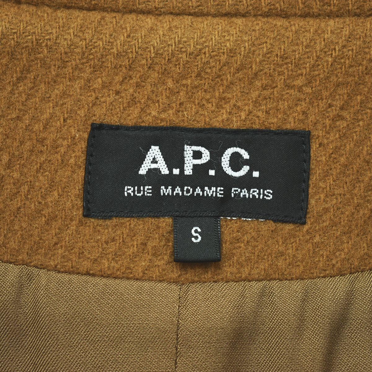 美品】 ポーランド製 アーペーセー APC メルトン ウール ダブル 美品】 ポーランド製 アーペーセー APC メルトン ウール ダブル