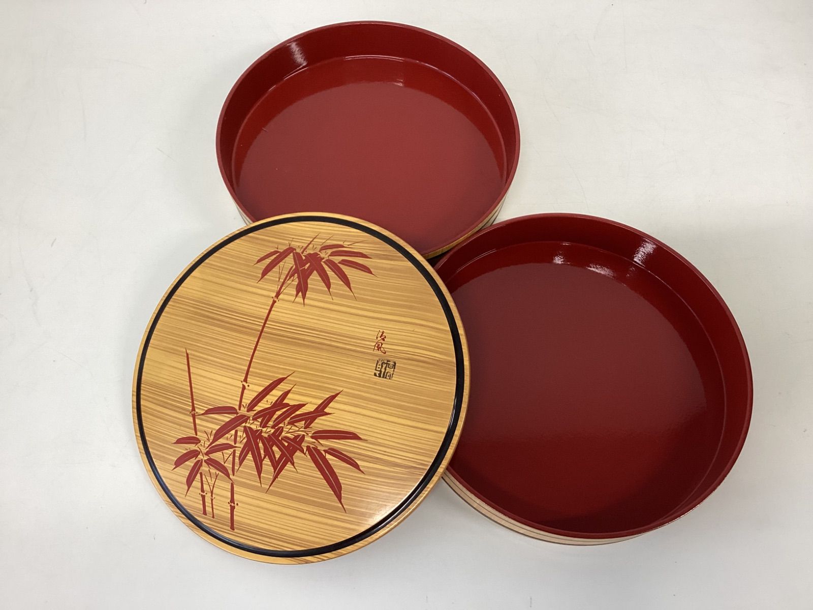 昭和レトロ】蓋付き二段重ね寿司桶 ちらし寿司桶 新品 特価 - メルカリ