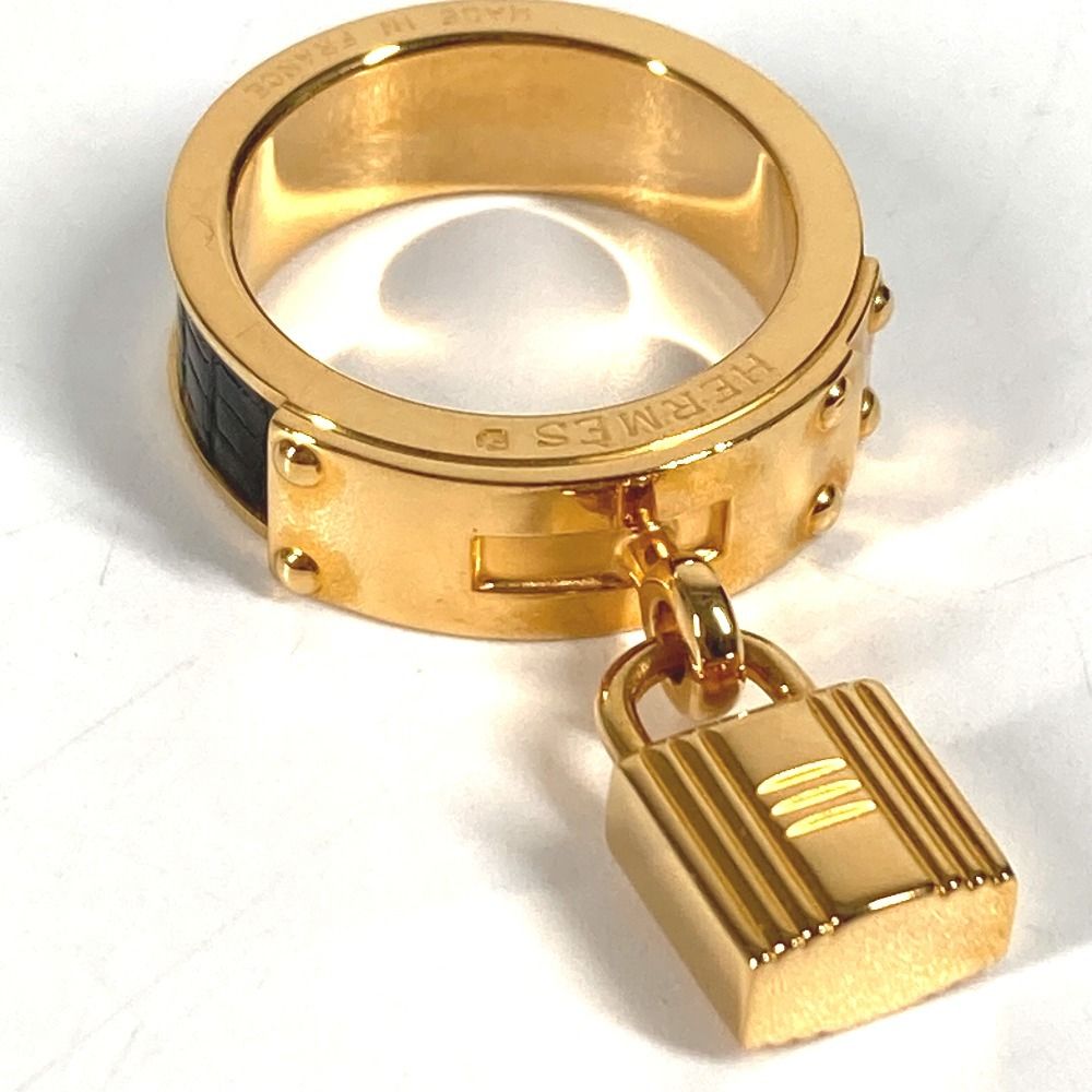 HERMES エルメス スカーフリング ケリー カデナ 南京錠 メタル