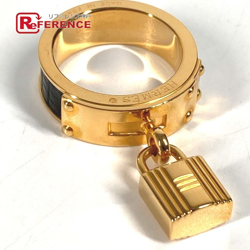 HERMES エルメス スカーフリング ケリー カデナ 南京錠 メタル