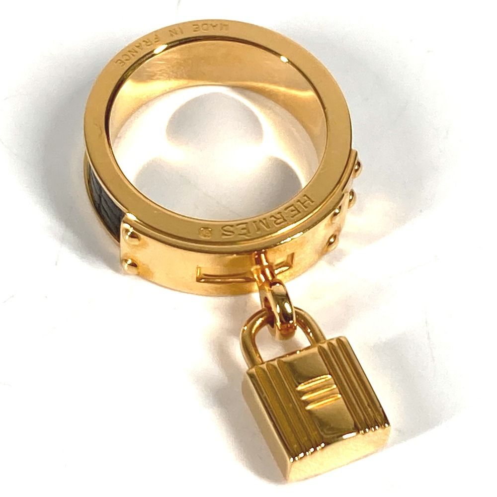 HERMES エルメス スカーフリング ケリー カデナ 南京錠 メタル