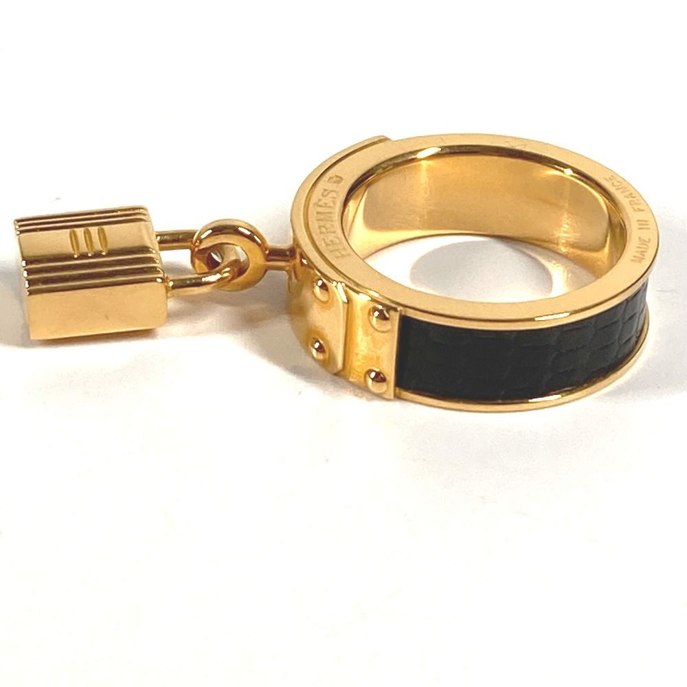 HERMES エルメス スカーフリング ケリー カデナ 南京錠 メタル