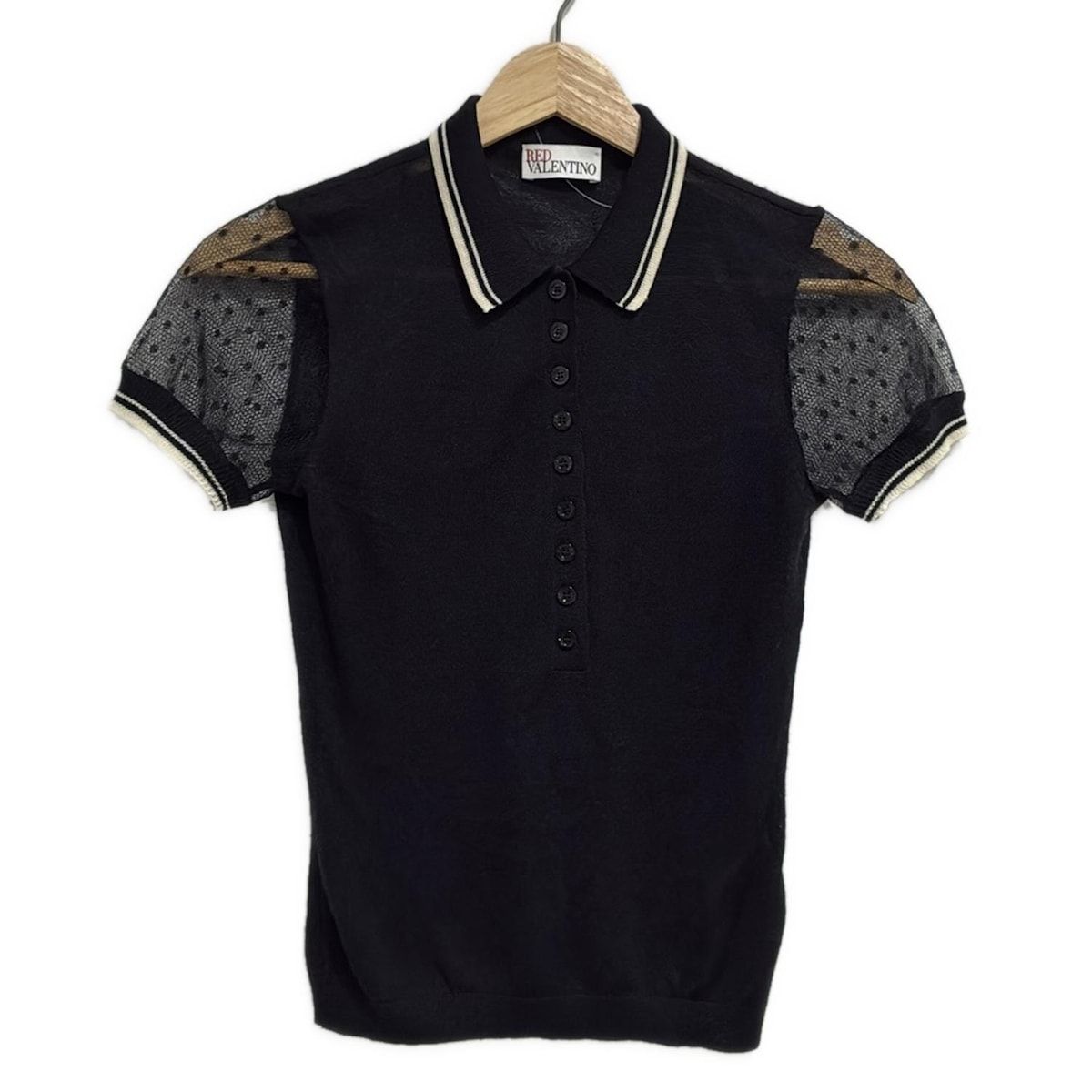 RED VALENTINO(レッドバレンチノ) 半袖ポロシャツ サイズXS レディース RED VALENTINO(レッドバレンチノ) 半袖ポロシャツ サイズXS レディース