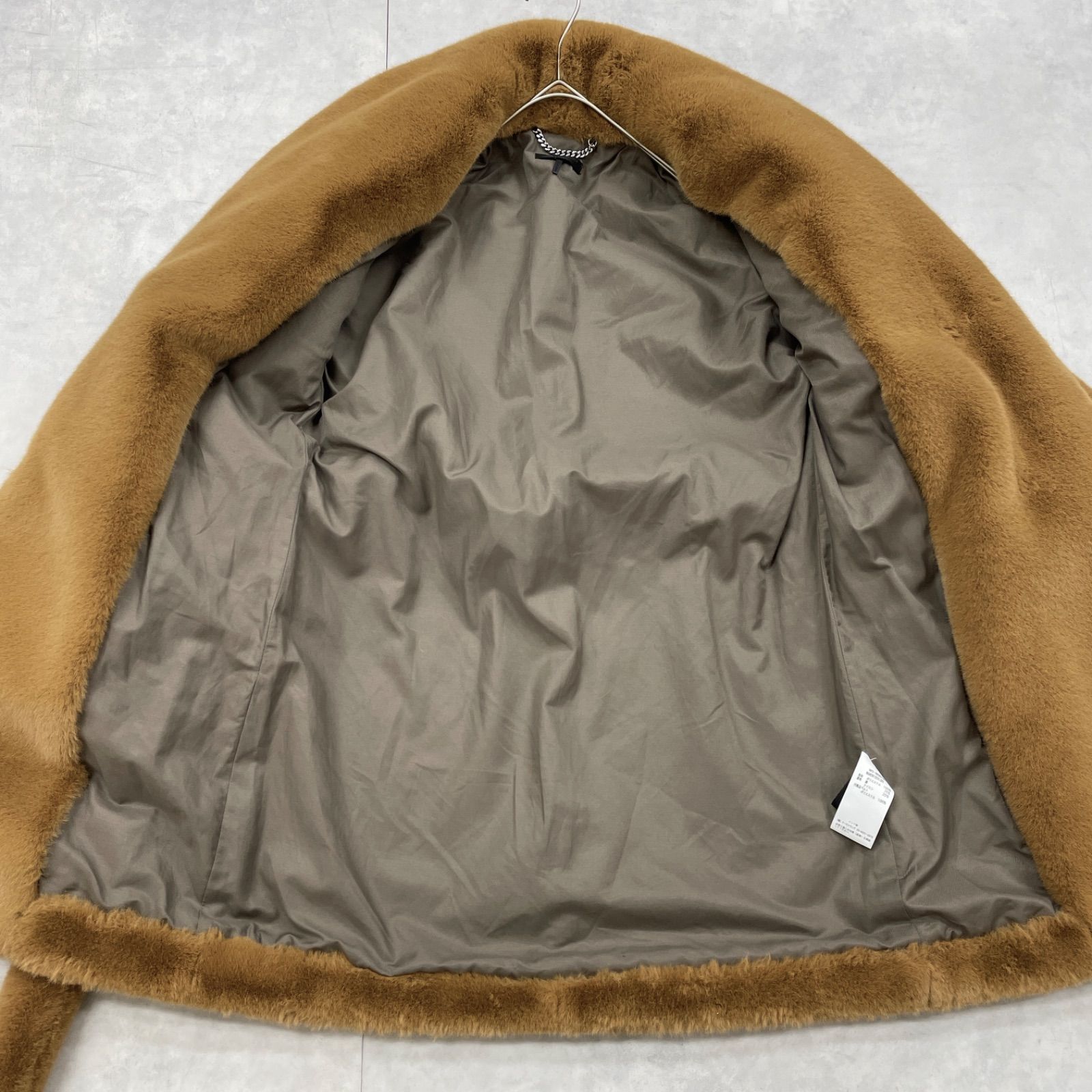 ◎rag&bone ラグアンドボーン ファーコート エコファー ベルト 