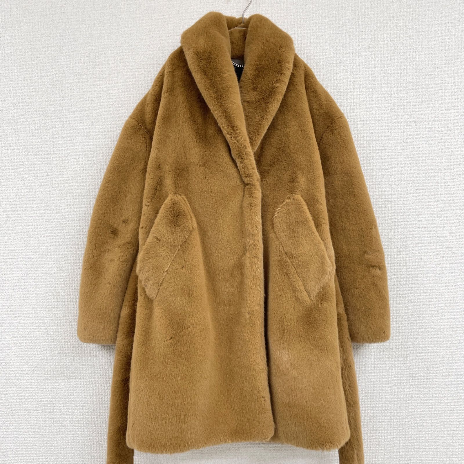 ◎rag&bone ラグアンドボーン ファーコート エコファー ベルト 