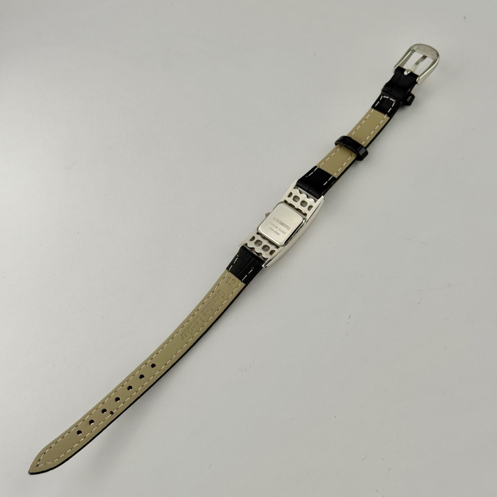 ミキモト シェル 12Pパール 新品ベルト 新品電池 レディース 腕時計