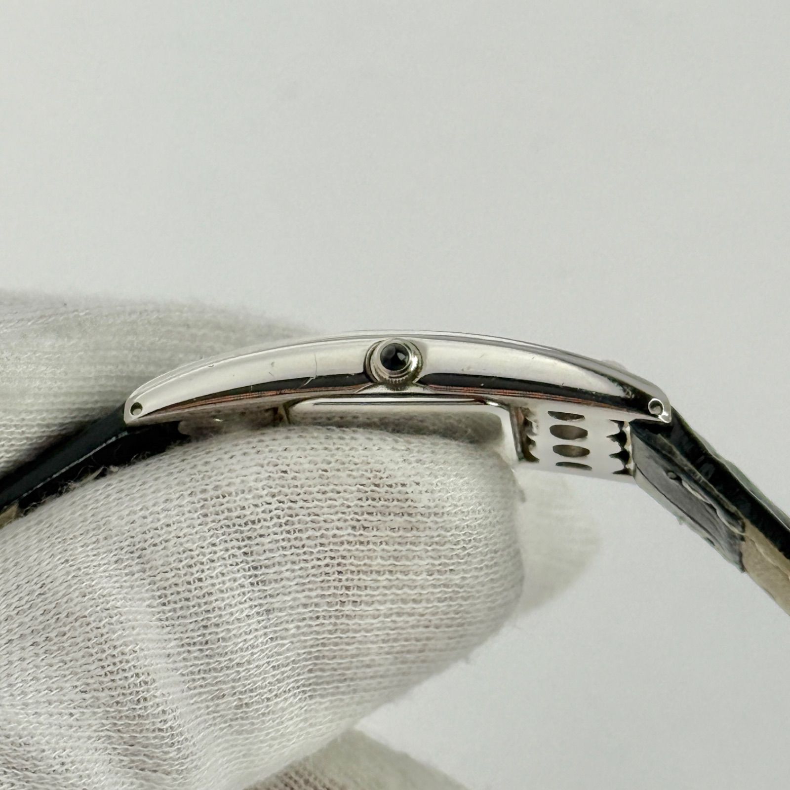 ミキモト シェル 12Pパール 新品ベルト 新品電池 レディース 腕時計