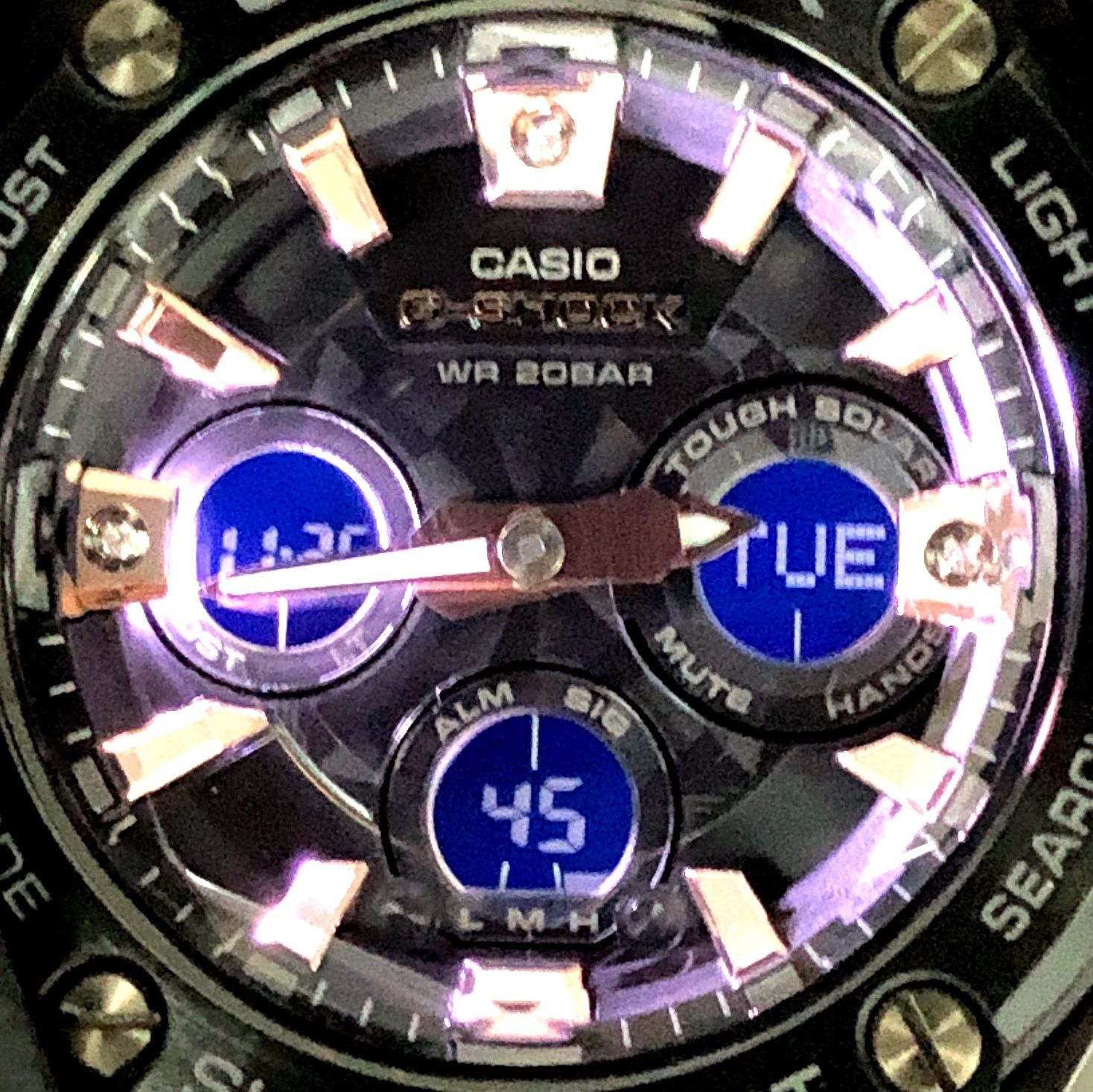 G-SHOCK ジーショック GST-S310BDD-1A G-STEEL 天然ダイヤモンド タフ
