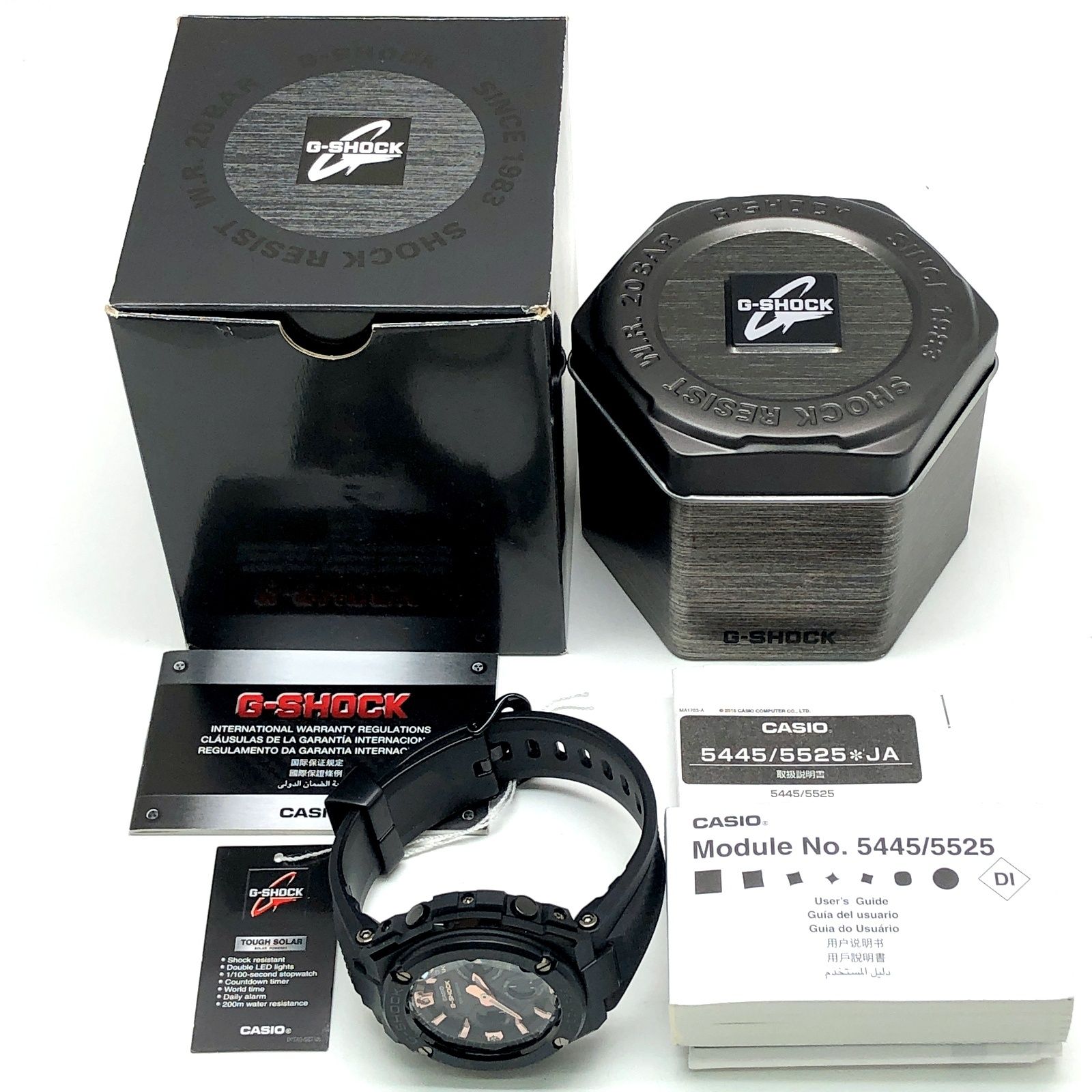 G-SHOCK ジーショック GST-S310BDD-1A G-STEEL 天然ダイヤモンド タフ