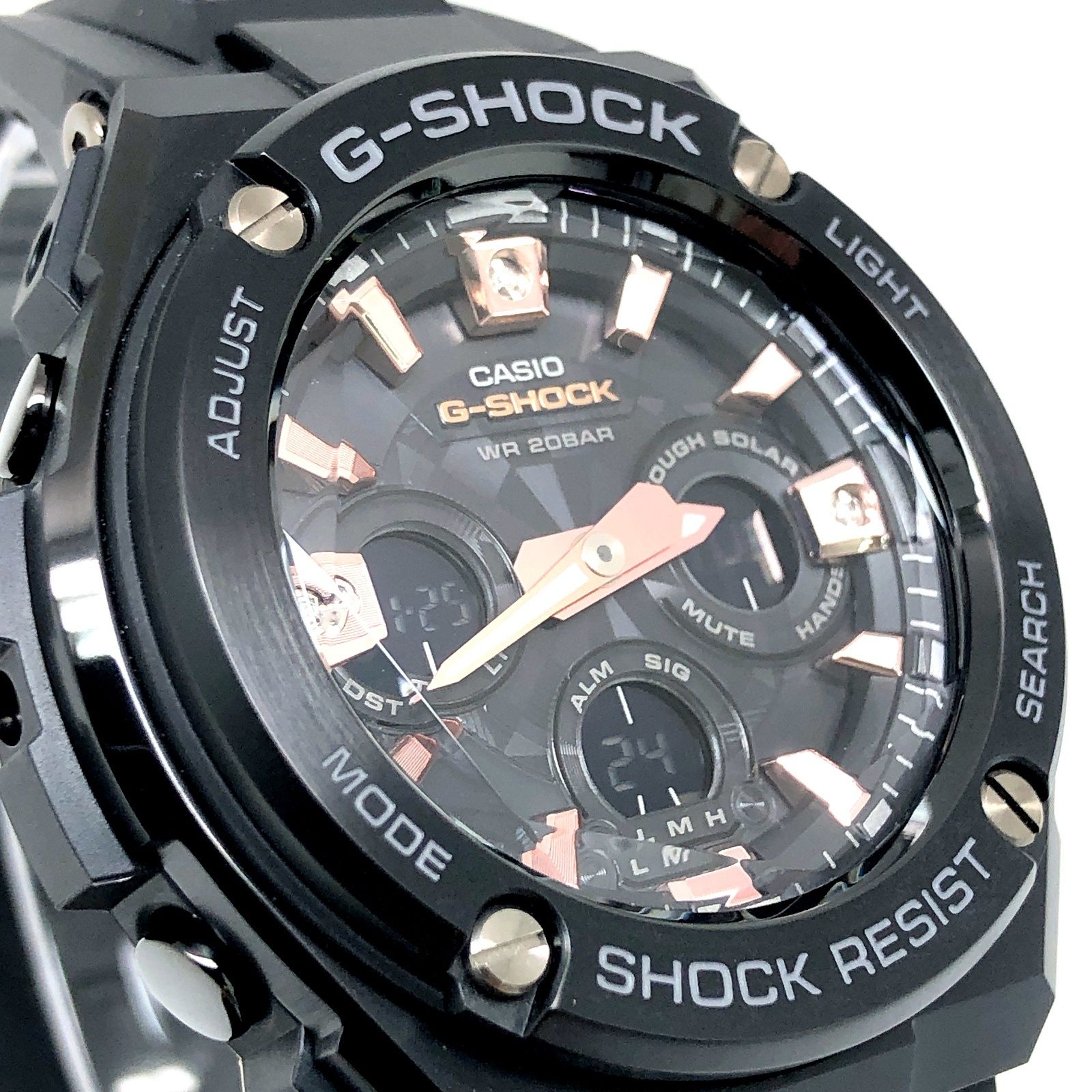 G-SHOCK ジーショック GST-S310BDD-1A G-STEEL 天然ダイヤモンド タフ