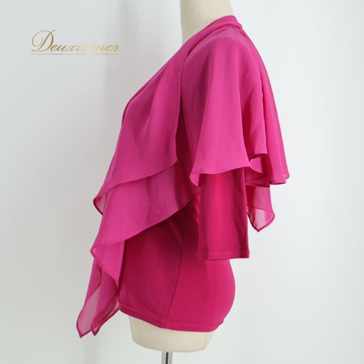 社交ダンス 衣装 トップス パープル系 ジャンティ gentil 紫 無地