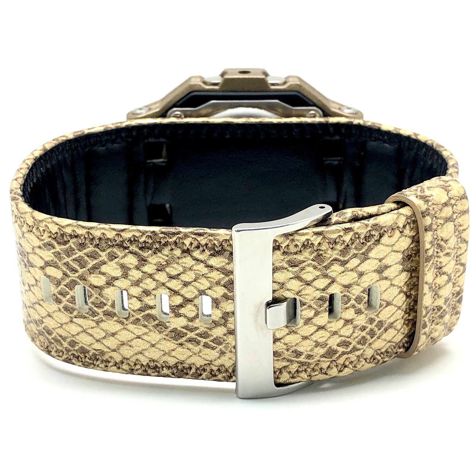 G-SHOCK ジーショック G-7800GL-9 ゴールドパイソン スクエア 蛇革調