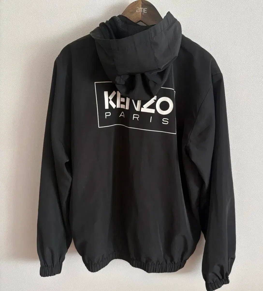KENZO ケンゾー フード付きウィンドブレーカー ブラック 12歳/152cm