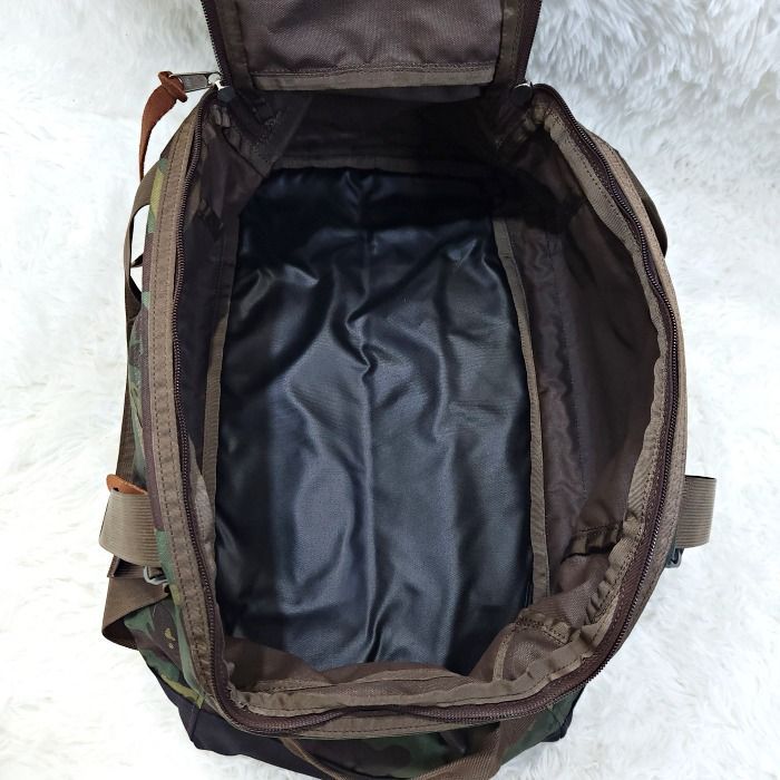 美品】 グレゴリー GREGORY クロスオーバーダッフル カモフラ 2way