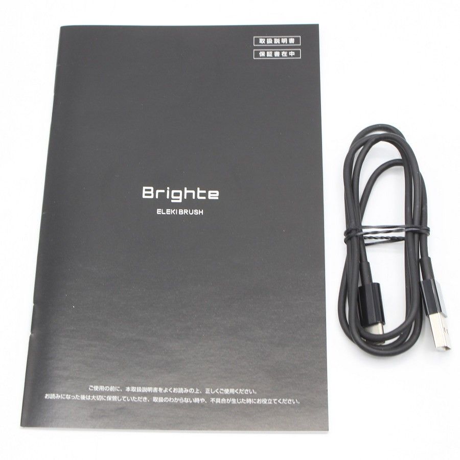  Brighte ELEKI BRUSH BRT-FS 145 ブラック 美顔器 EMS フェイスケア ブライト エレキブラシ 本体 美顔器 美容器 ボディ フェイスケア