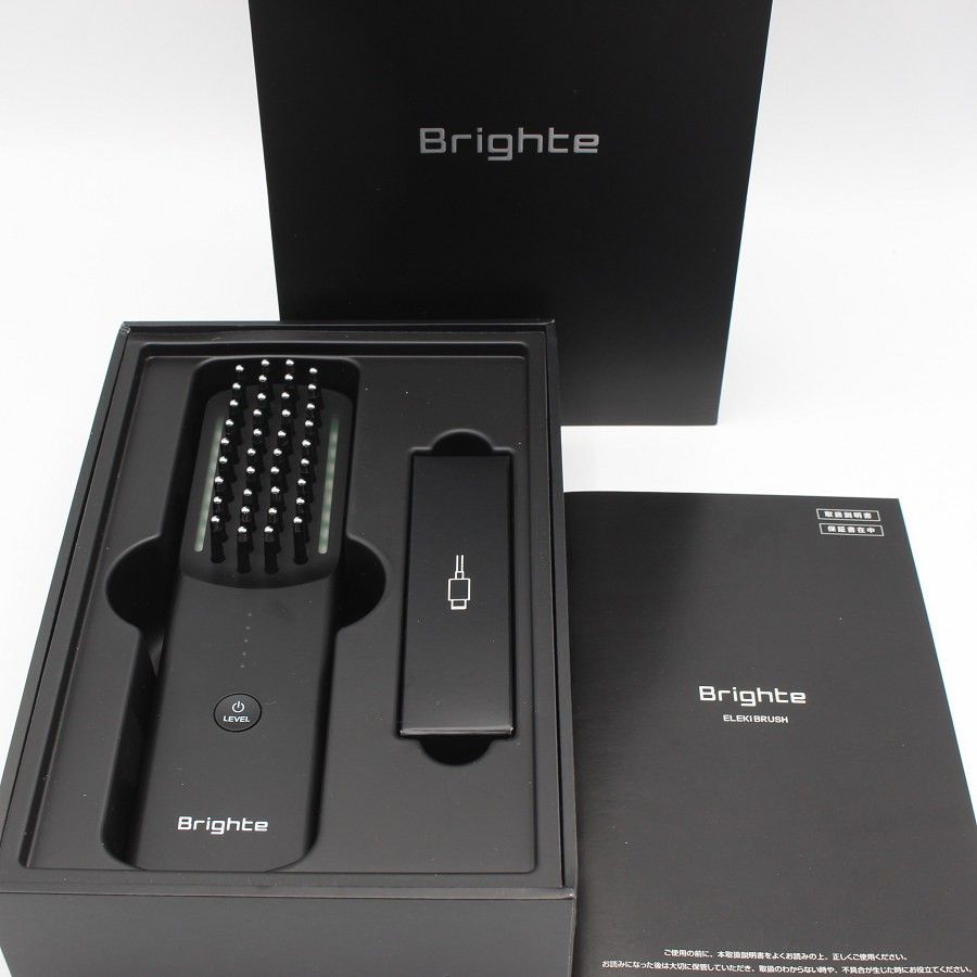 Brighte ELEKI BRUSH BRT-FS145 ブラック 美顔器 EMS フェイスケア