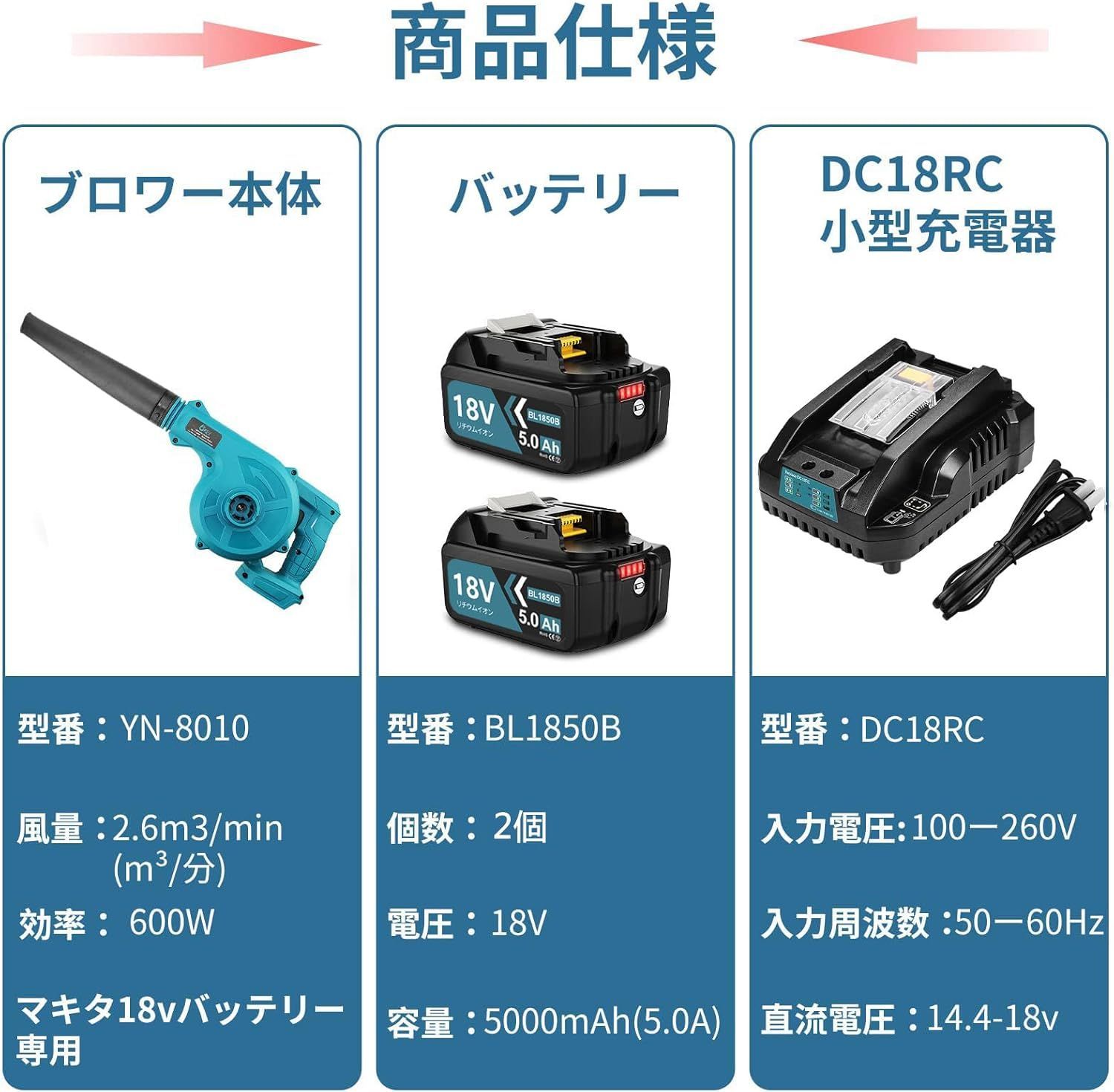 ♥ 6 KEY コードレスブロワー 18 Vバッテリー 充電器付き VANKO ブロワー 充電式ブロワー YN-8010 軽量化 トリガー風量調整 310 v 29