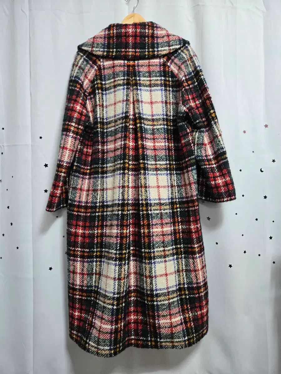 エッジ ムCHECKロングコート 77