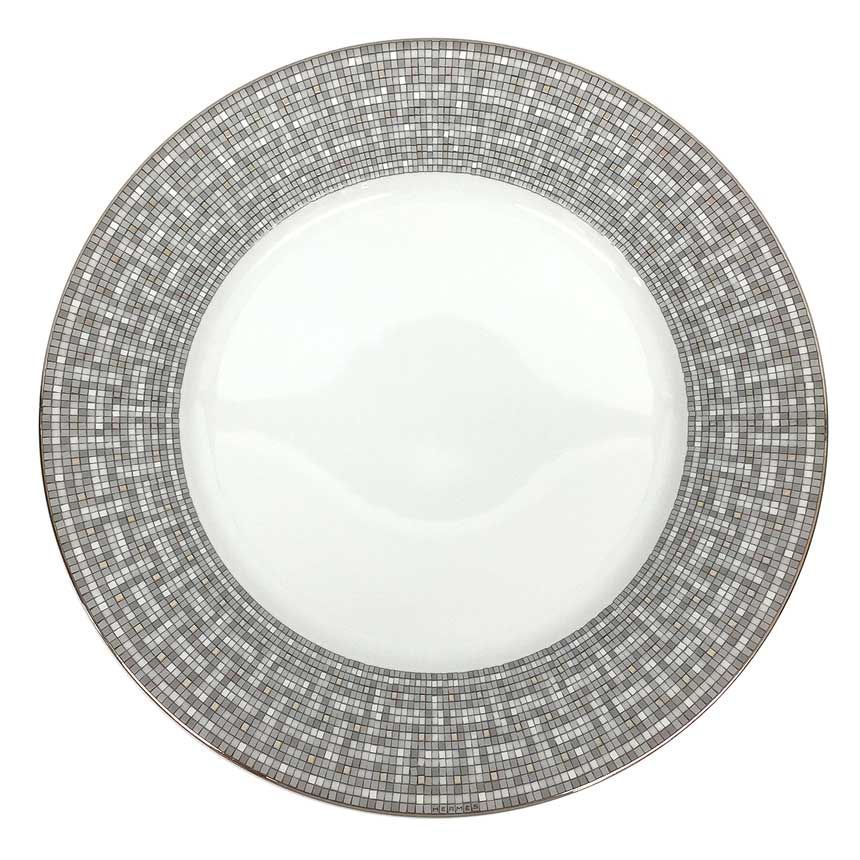 セール エルメス モザイク ヴァンキャトル ディナープレート プラチナ