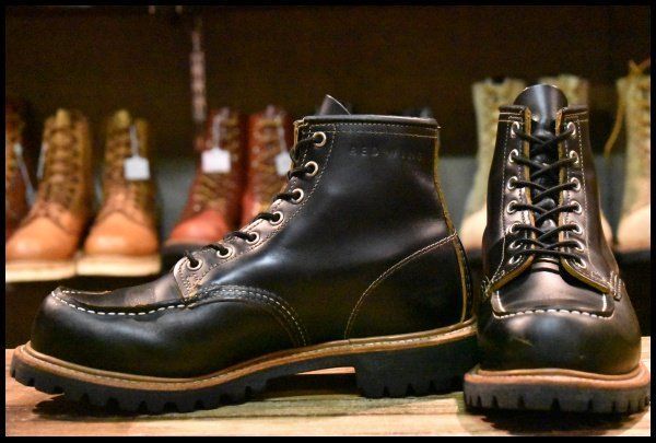 8 E 19年 レッドウィング 9878 アイリッシュセッター ブラック クローンダイク モックトゥ 編み上げ ブーツ redwing FK 206