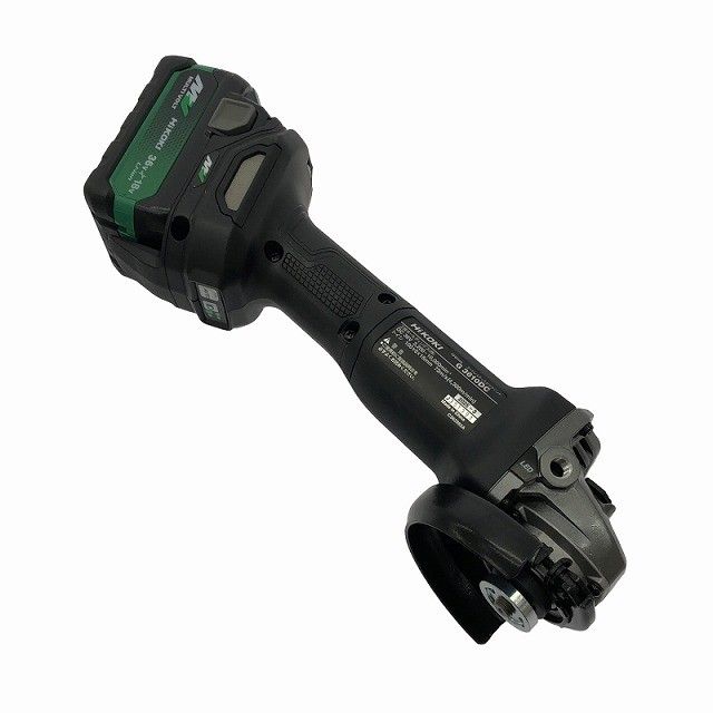  HIKOKI ハイコーキ 36 V 100 mm コードレスディスクグラインダー G 3610 DC 2 XPBZ ストロングブラック119791 グラインダー 研磨機