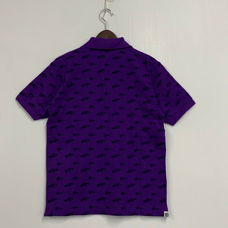 中古品】A BATHING APE アベイシングエイプ BAPESTA 総柄 POLO SHIRT