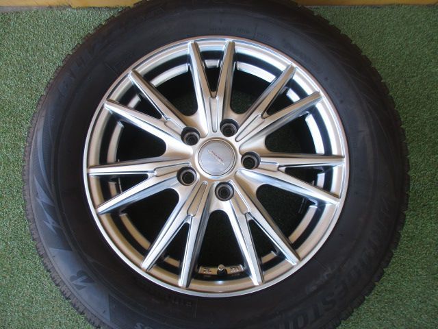 中古】 送料込み ヴェルバ 215/60R16 スタッドレスタイヤ4本SET