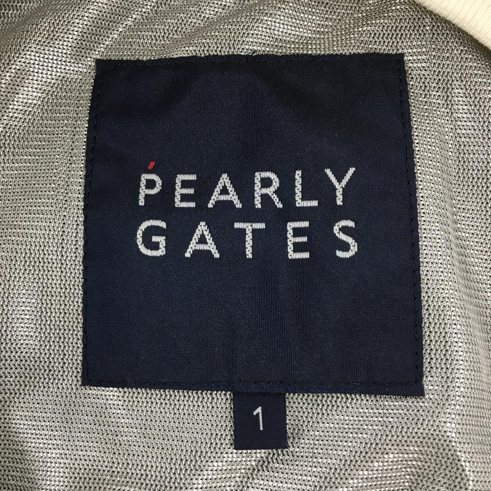 パーリーゲイツ スニード 黒×白 袖2ライン 蓄熱裏地 レディース 1(M