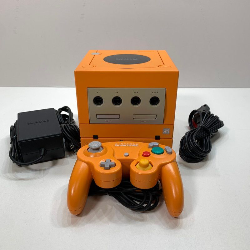 Nintendo GAME CUBE ニンテンドー ゲーム キューブ 本体 橙 エンジョイプラスパック ETC 023 251128 mh 03 fuz