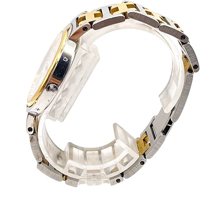 エルメス クリッパー コンビ メンズ デイト Hベルト クォーツ ゴールド