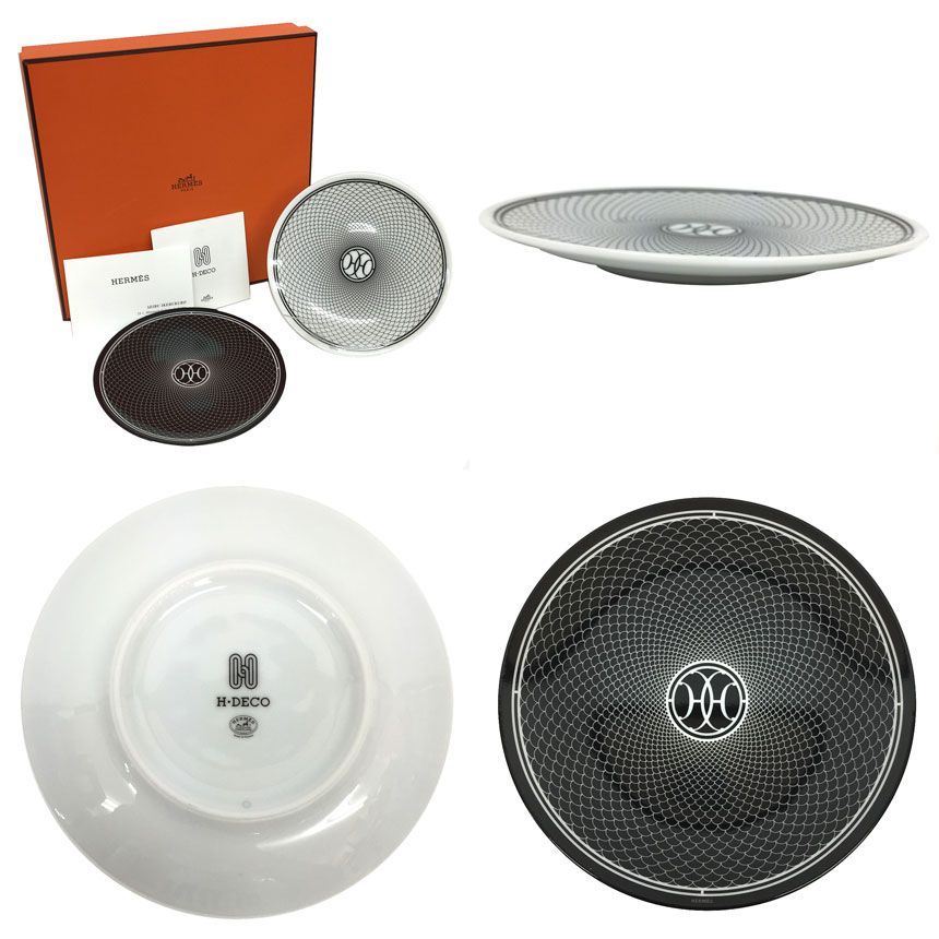 エルメス H DECO アッシュデコ パンプレート ペアセット aq 6926