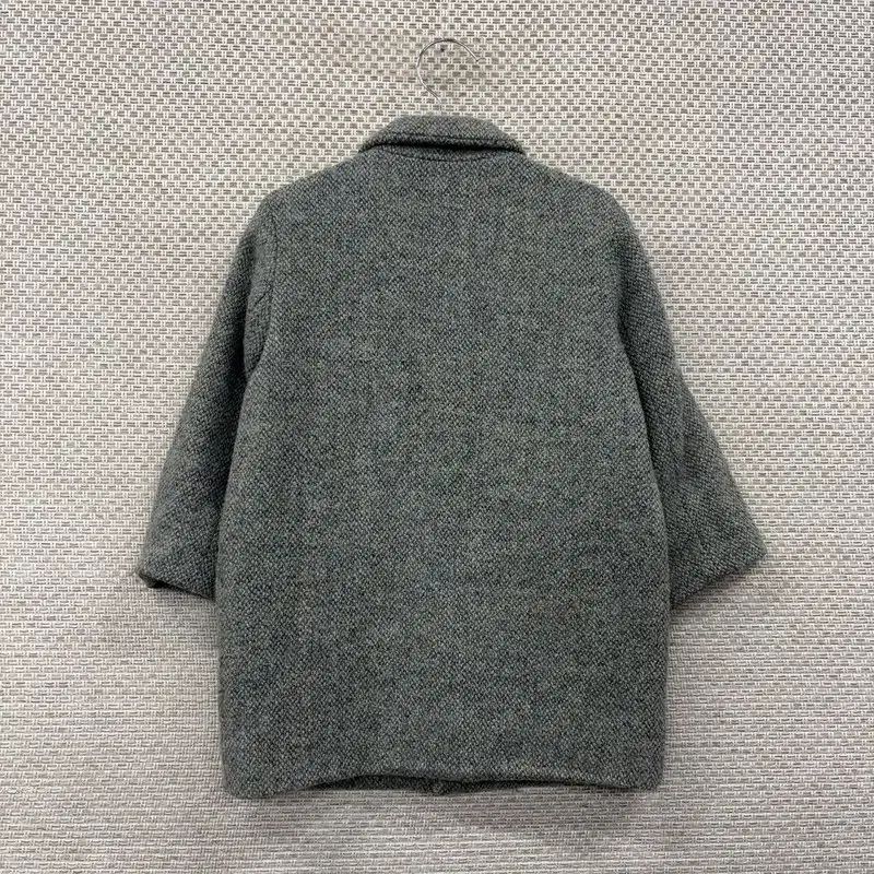 ハリーツイード キッズ キルティング ウールコート M B 00163