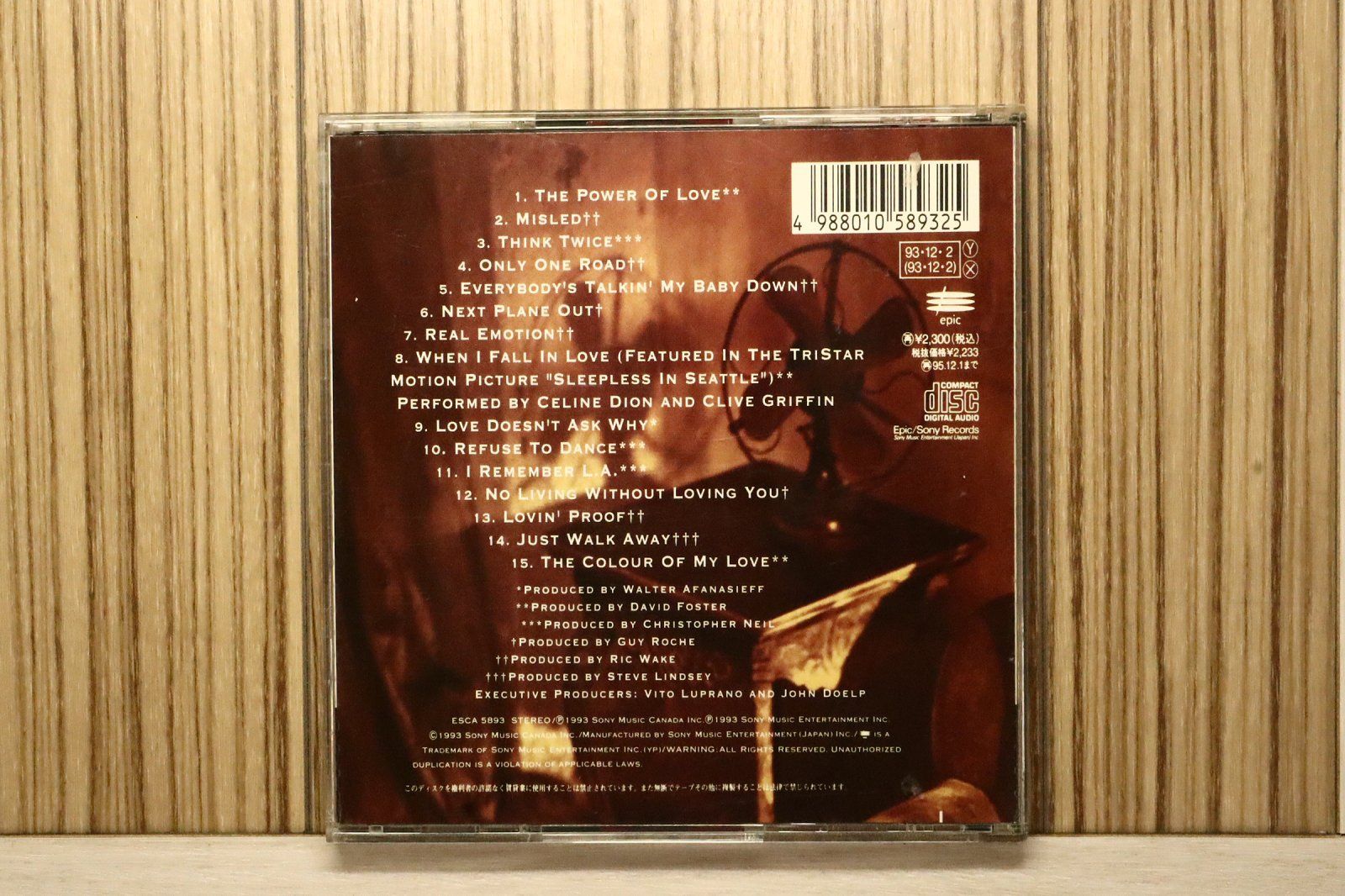 国内盤CD☆セリーヌ・ディオン/Celine Dion□ ラヴ・ストーリーズ