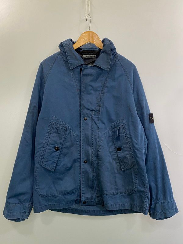 現状渡し品 STONE ISLAND ストーンアイランド JACKET NAVY 00 S PAUL HARVEY期 ジャケット ヴィンテージ 00年代 ポール ハーヴェイ期 トレンチコート メンズ アウター 141-251128-em-01-min