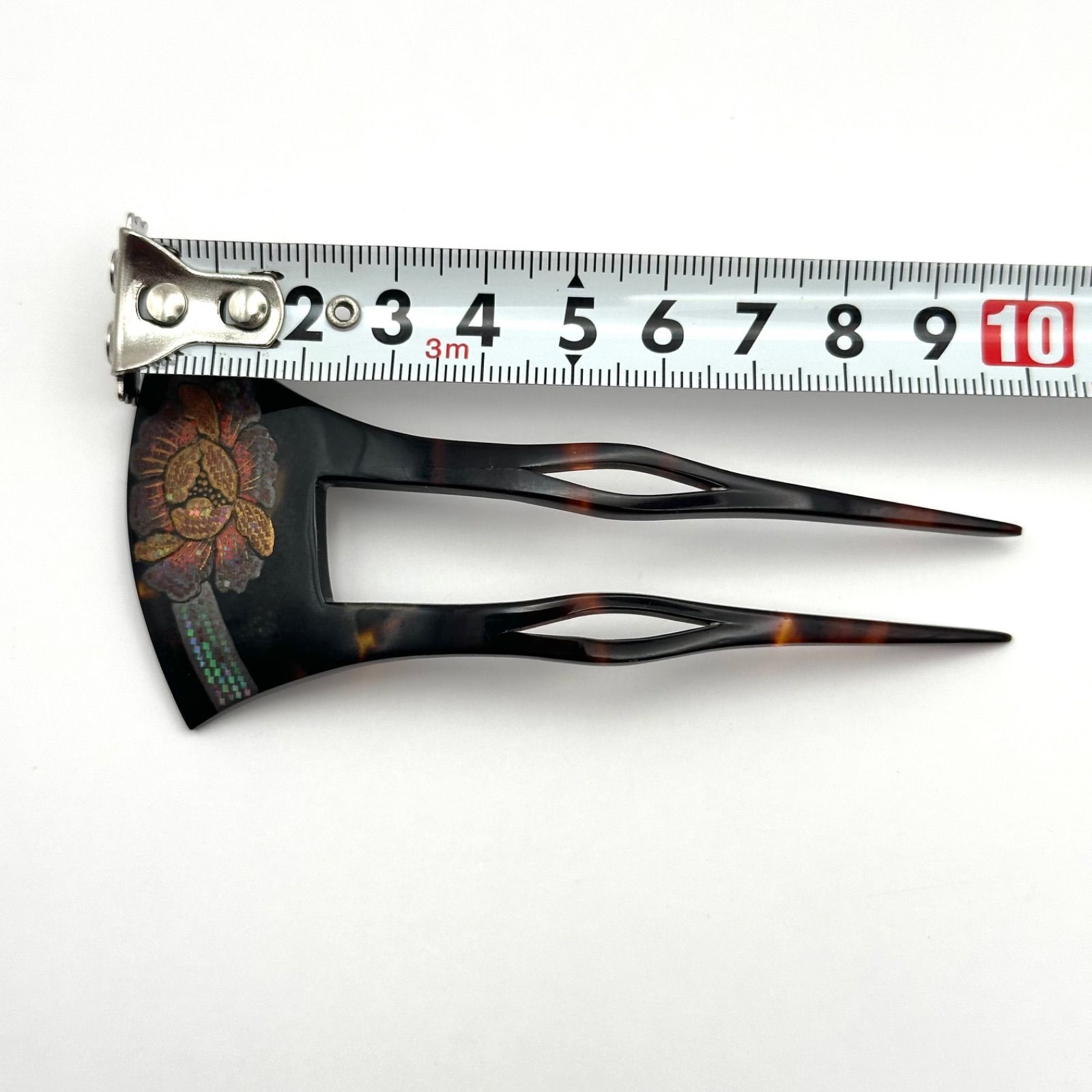 希少】永光作 本鼈甲 かんざし 螺鈿 花柄 フラワー - メルカリ