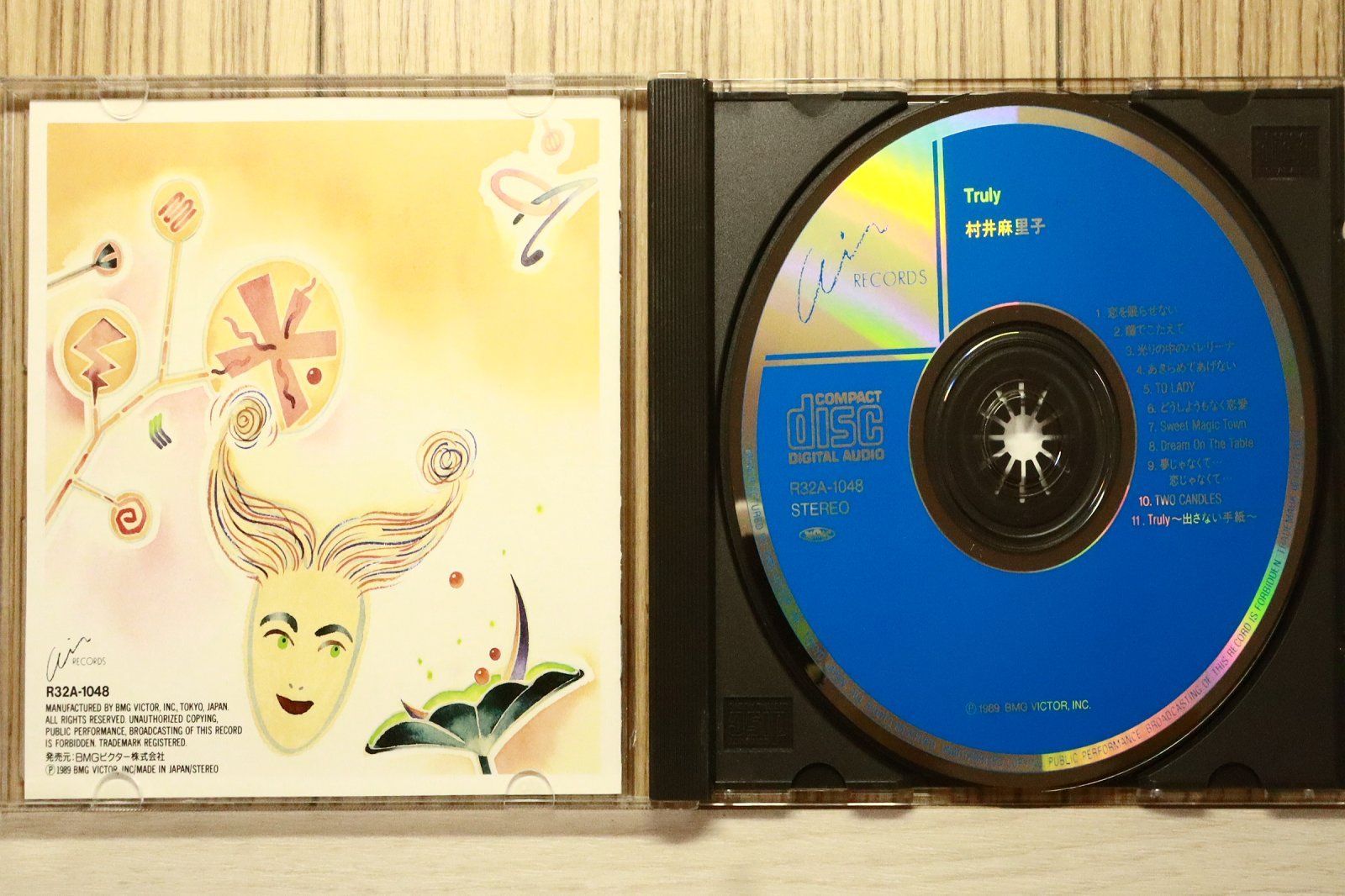 国内盤CD☆村井麻里子/Mariko Murai□ Truly 【R32A1048/4988017012697