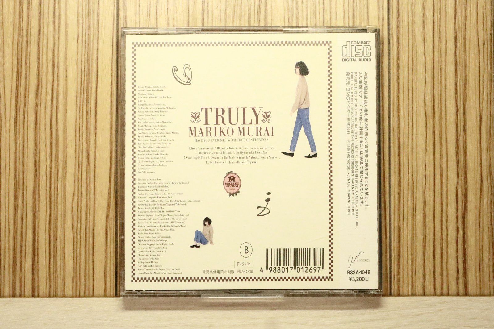 国内盤CD☆村井麻里子/Mariko Murai□ Truly 【R32A1048/4988017012697