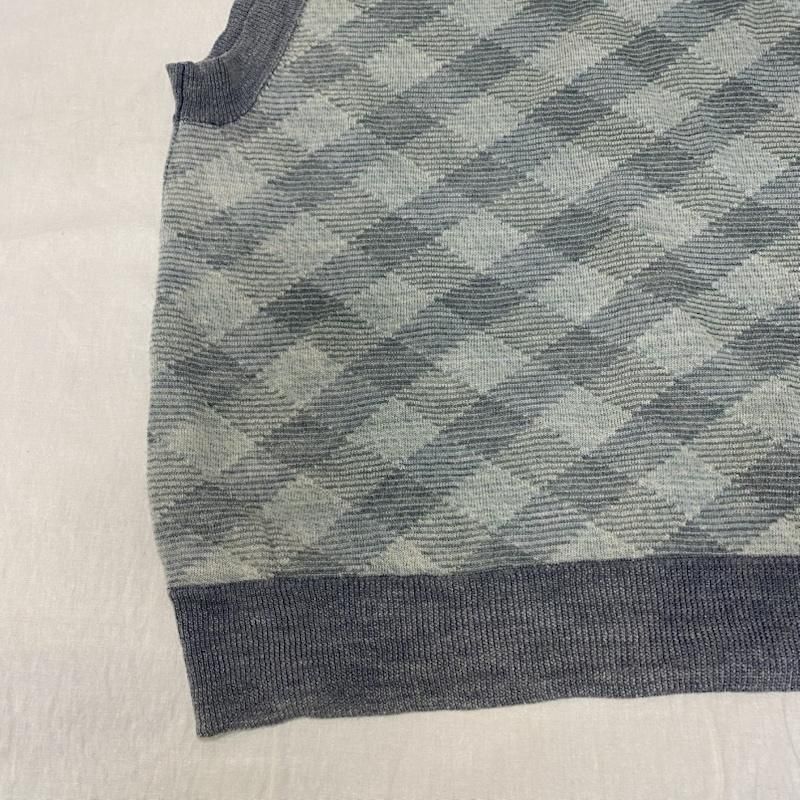 コムデギャルソンオムプリュス 99AW PN-100330 チェック柄ニットベスト