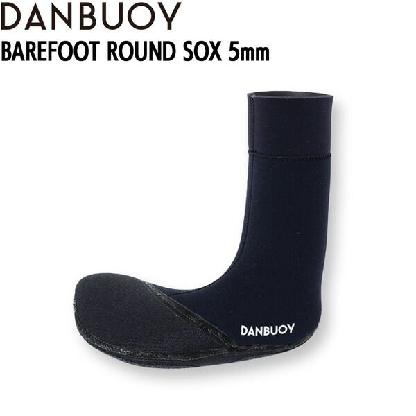 ダンブイ ソックス 25-26 DANBUOY 5 mm BAREFOOT ROUND SOX ベアフット ラウンドソックス サーフブーツ 日本製