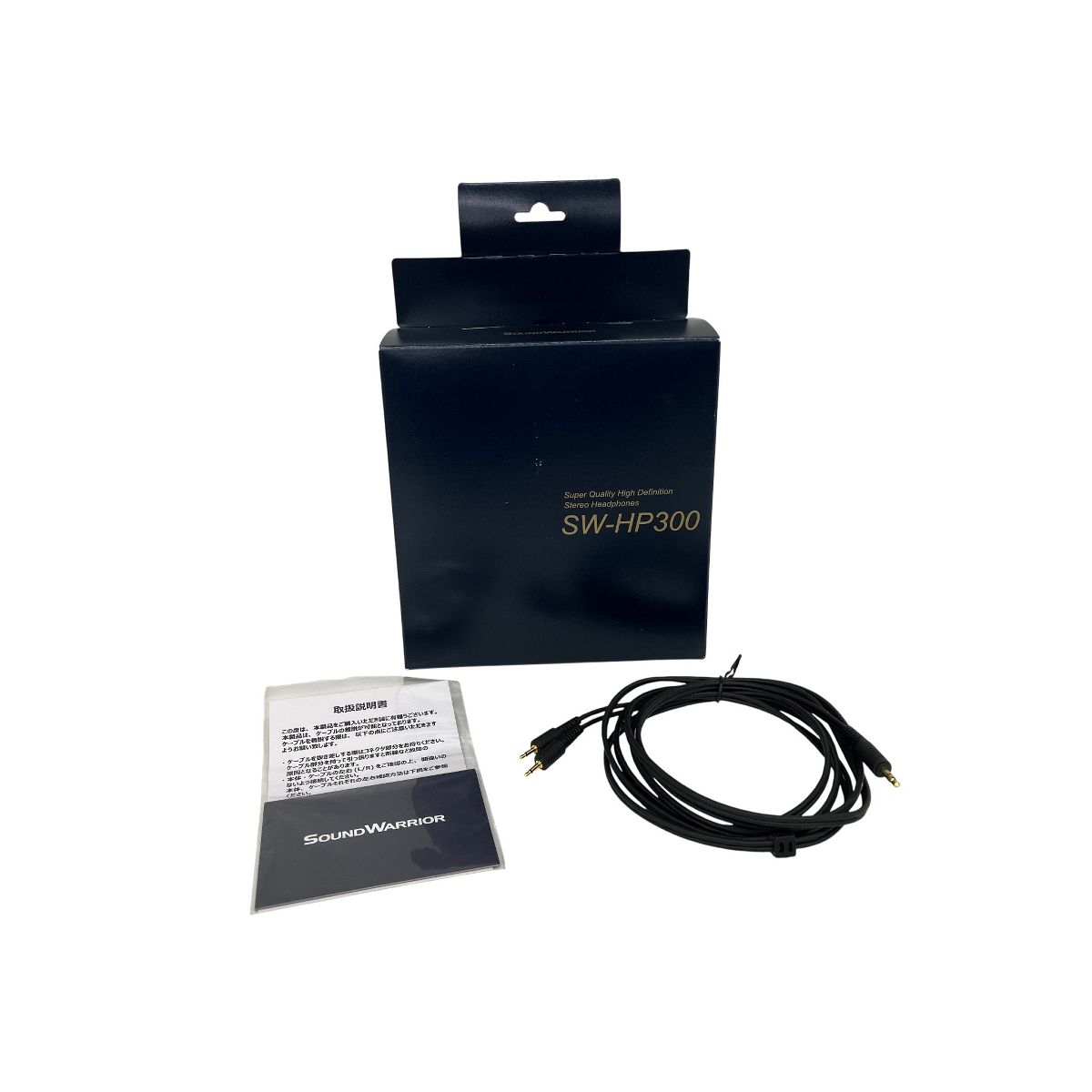  SOUND WARRIOR SW HP 300 セミオープン型ヘッドホン 高音質 リケーブル対応 ゲーミングヘッドホン ヘッドセット ヘッドホン