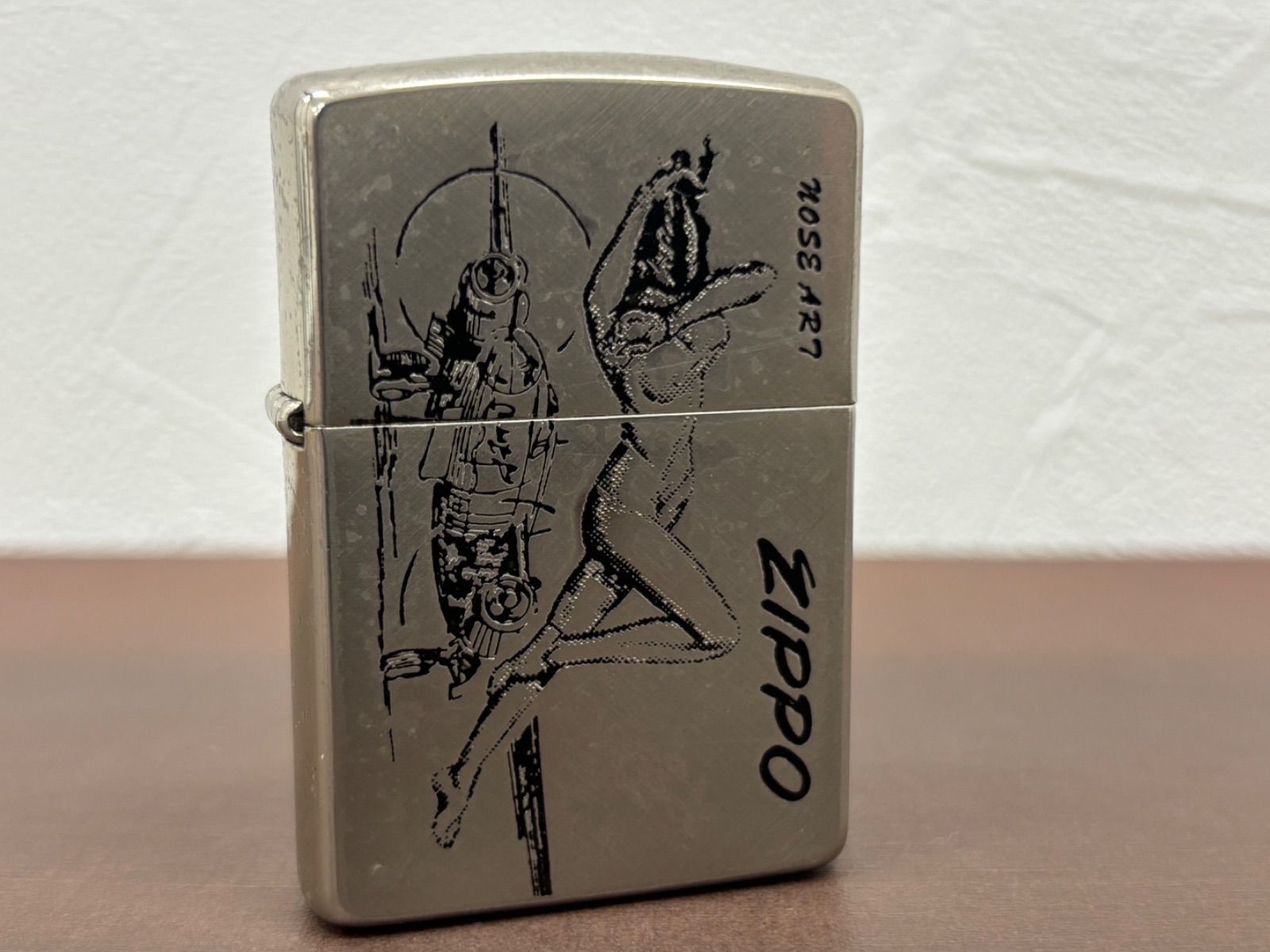 中古】ZIPPO Ⅷ NOSE ART 爆撃機 25X-NA4 ジッポライター ノーズアート