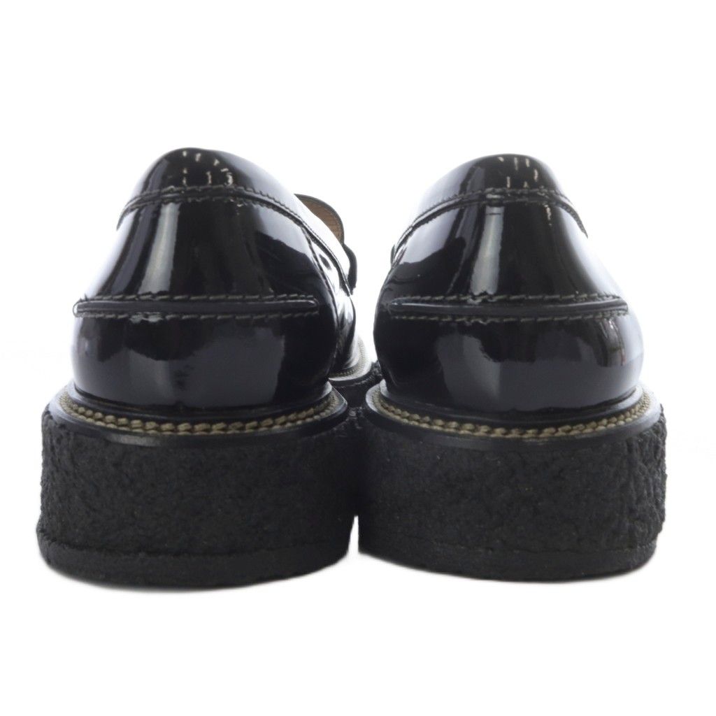 トッズ TOD'S ローファー プラットフォーム 厚底 タッセル エナメル