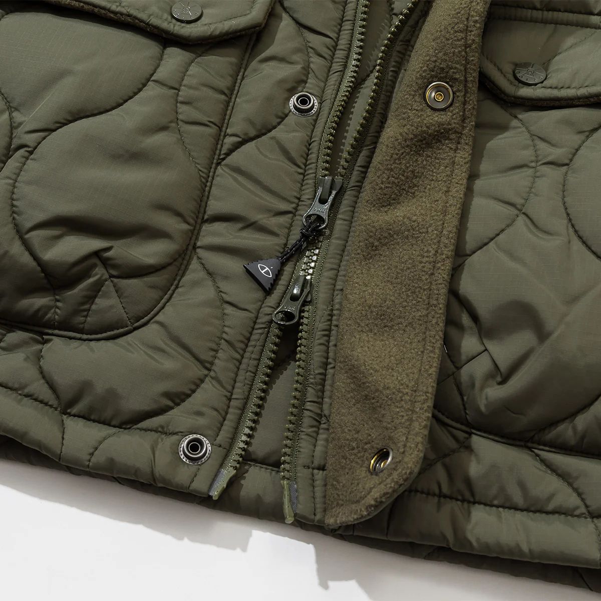 POLER ポーラー MIL QUILT JACKET ミリタリー オリーブ OLIVE 