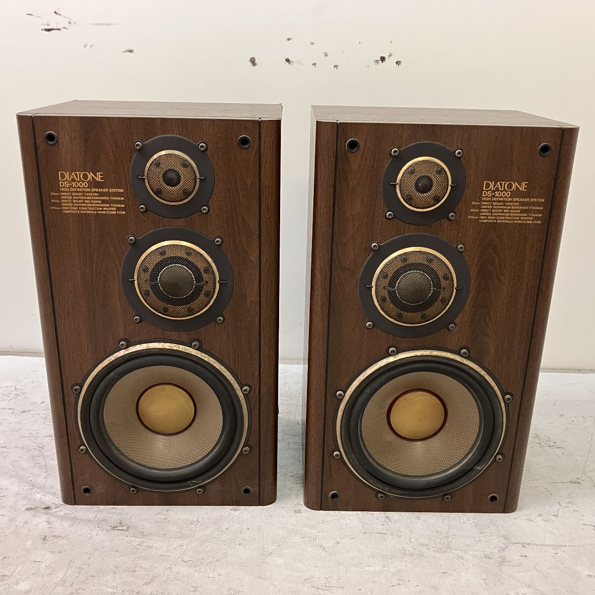 DIATONE DS-1000 3ウェイ/3スピーカー ペア オーディオ機器 音響機器
